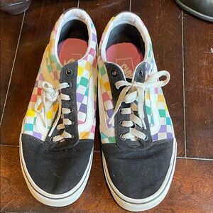 Vans Colorful Checkered Athletic Sneakers